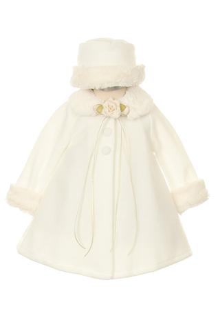 Fleece cape coat sales