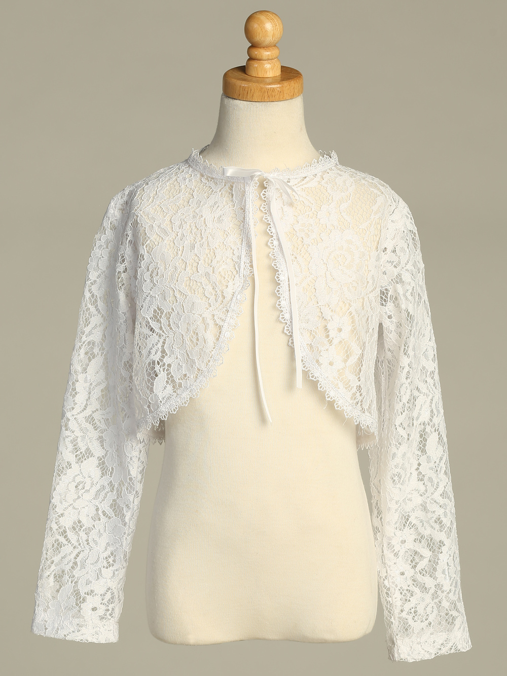 Lace Long Sleeve Bolero - Style 1114