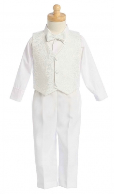 Boys 4 Piece Vest and Pant Set Style 8590