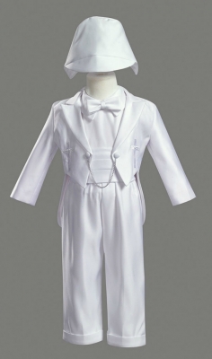 Boys Baptism-Christening Tuxedo Style 8800- Round Tail Tuxedo Set