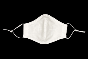 Communion Double Cross Face Mask