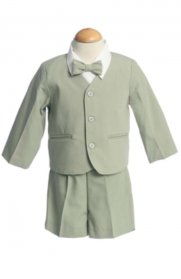 Eton and Shorts Style G740PS - Pistachio Eton and Shorts Set