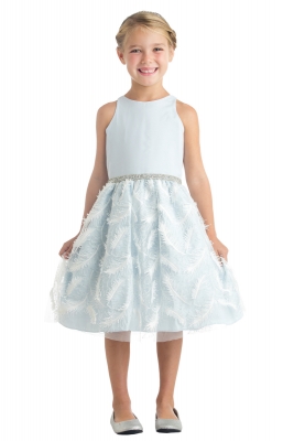Light Blue Flower Girl Dresses