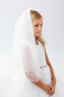 Communion Veil- Style 650 with Comb- In Choice of Color