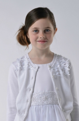 flower girl cardigan