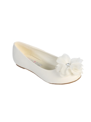 Girls Shoe Style TT_S73_S81 (Baby, Toddler & Big Girls) - Floral Ballet Slipper in Choice of Color