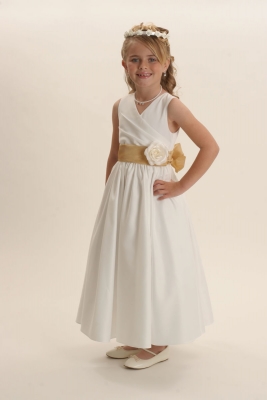 All Satin Dresses Flower Dress For Less Flower Dress Style 6001 Build Your Own Choice Of 139 Sash And