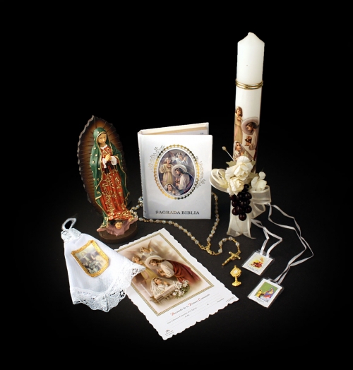 first communion candle set girl