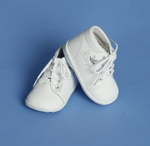 Boys Baptism and Christening Shoe Style SH2283- Spanish Leather Shoes with Round Toe