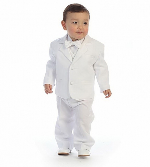 Boys Suit Style TX110- 5 Piece Tuxedo Set with Bow Tie and Vest