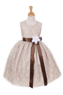 Champagne Flower Girl Dresses