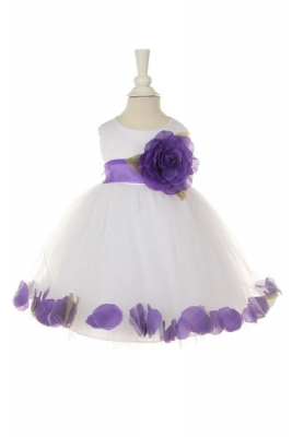 plum colored flower girl dresses