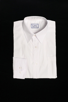Boys Dress Shirt Style 852- WHITE