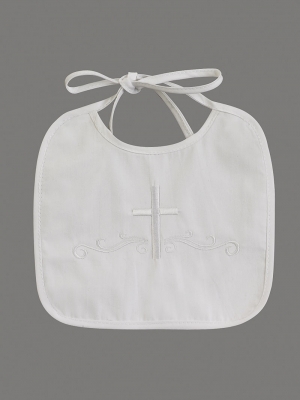 Embroidered Cotton Bib Style BB-1