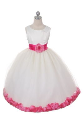 Hot Pink Flower Girl Dresses