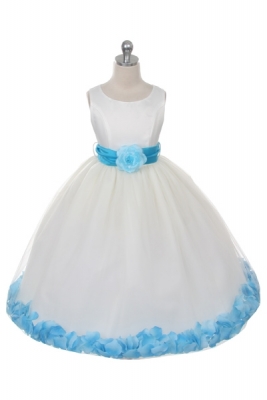 Light Blue Flower Girl Dresses