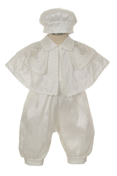 Boys Style RB300- Silk Baptism and Christening Jumper Set