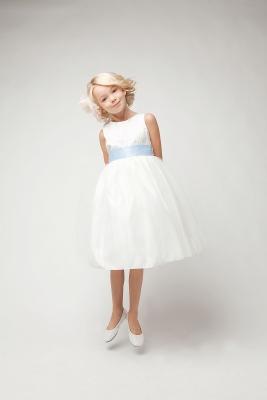 SALE Off White Dress (Sash sold separately)