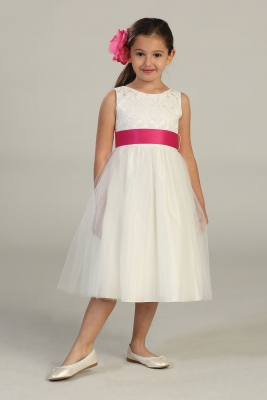 Hot Pink Flower Girl Dresses