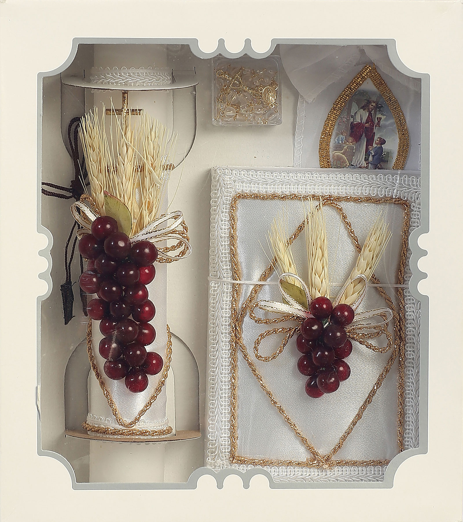 first communion candle set girl