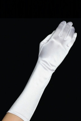 Satin Long Gloves for Girls